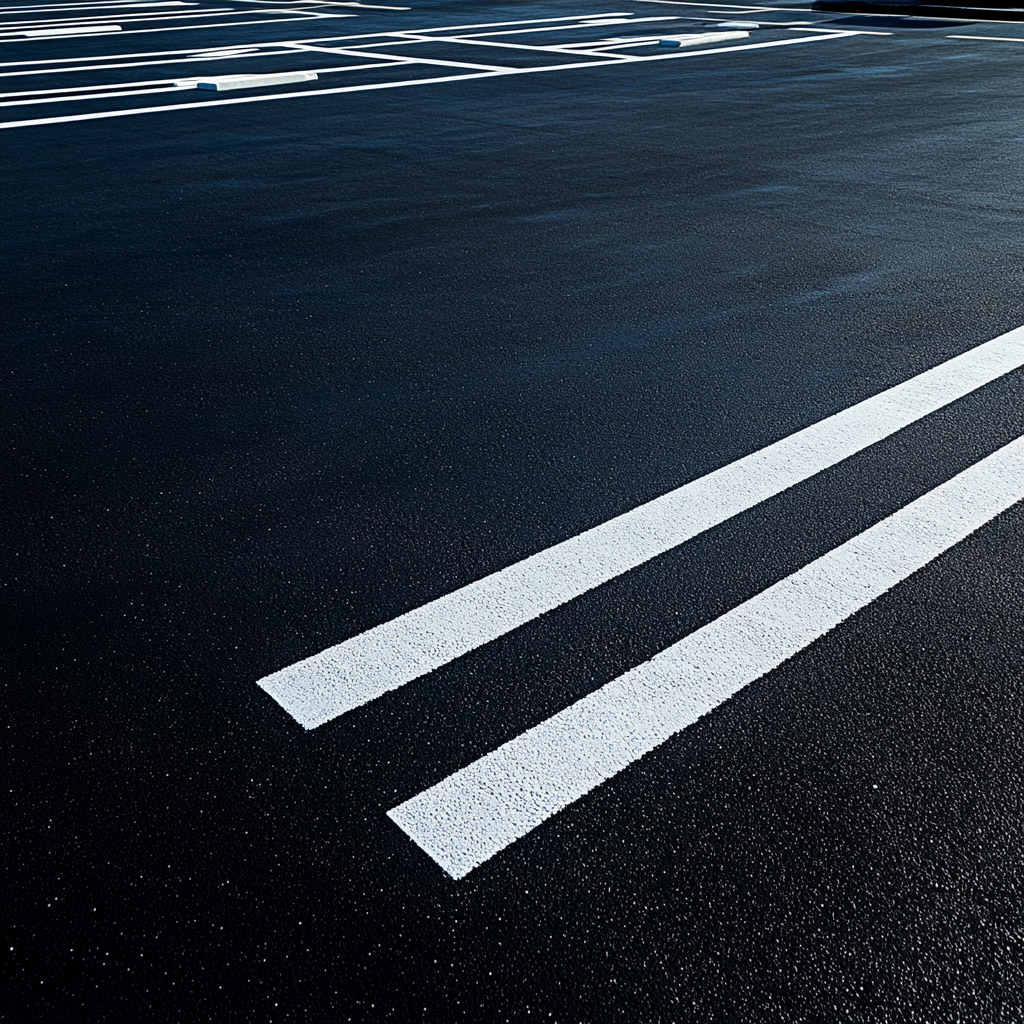 Painting of Car Stop Lines